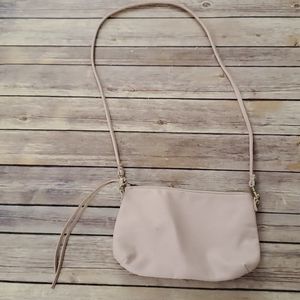 H & M pleather mauve pink crossbody bag